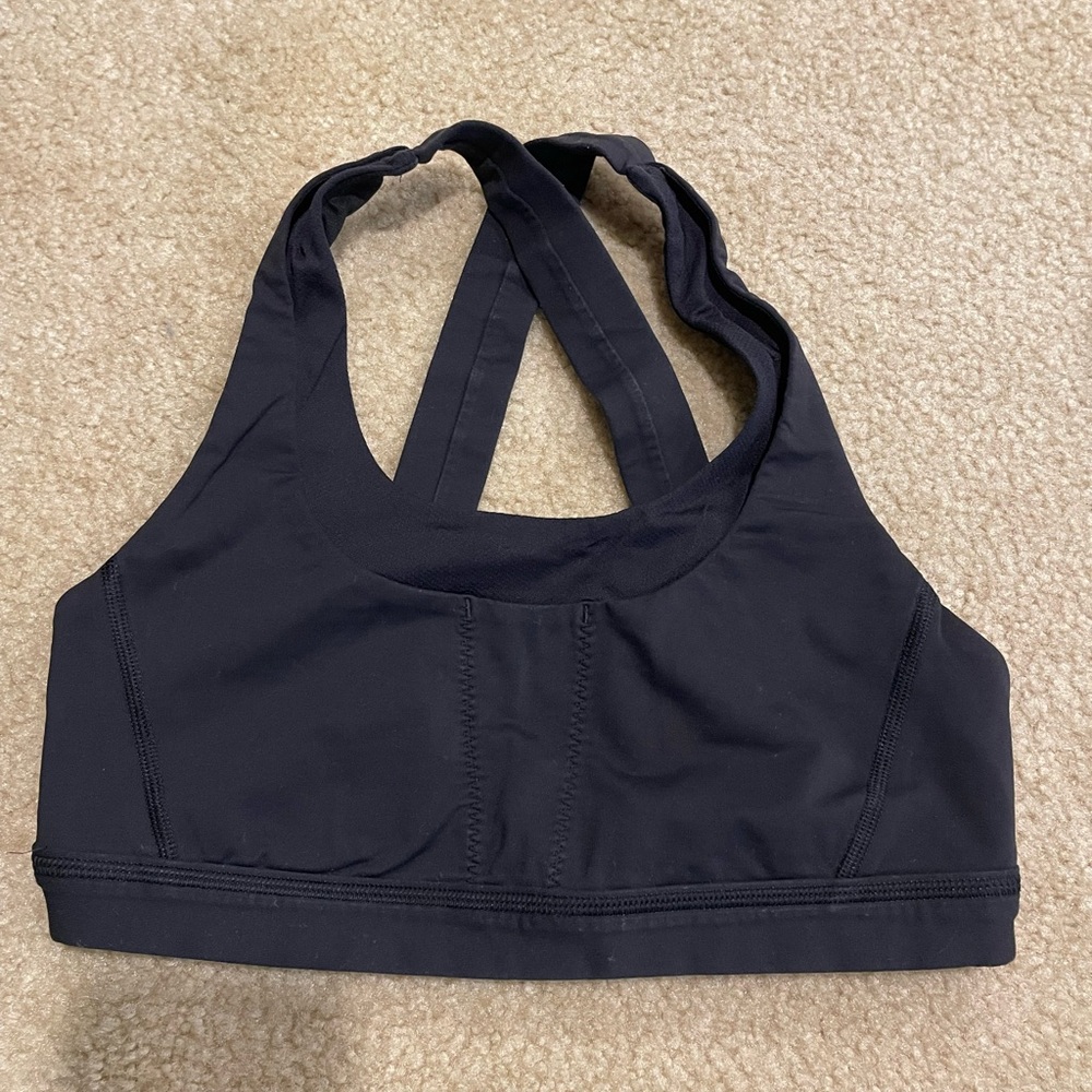 Lululemon Black Sports Bra, size 4